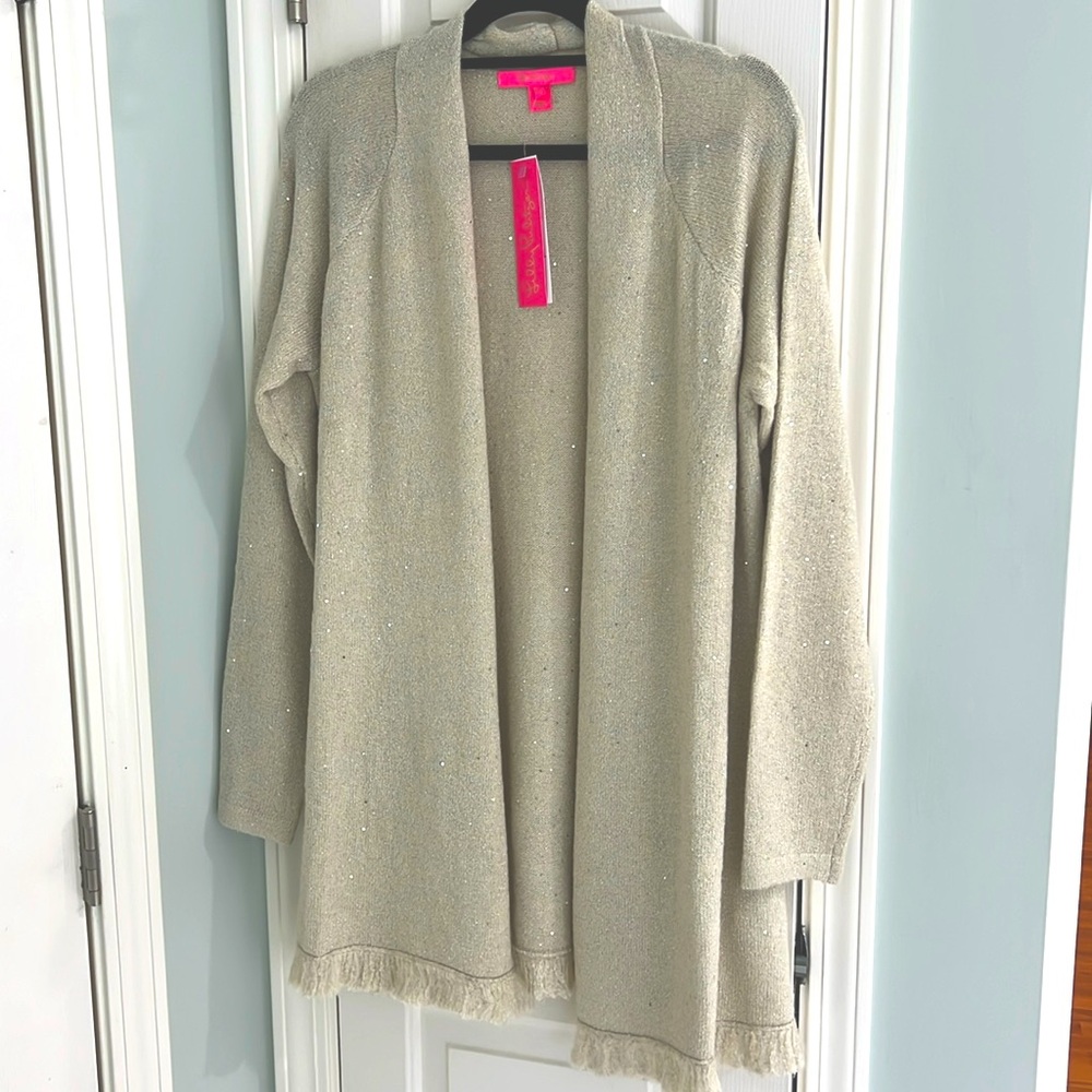 Lilly Pulitzer Tatum Cardigan NWT , smoke free home